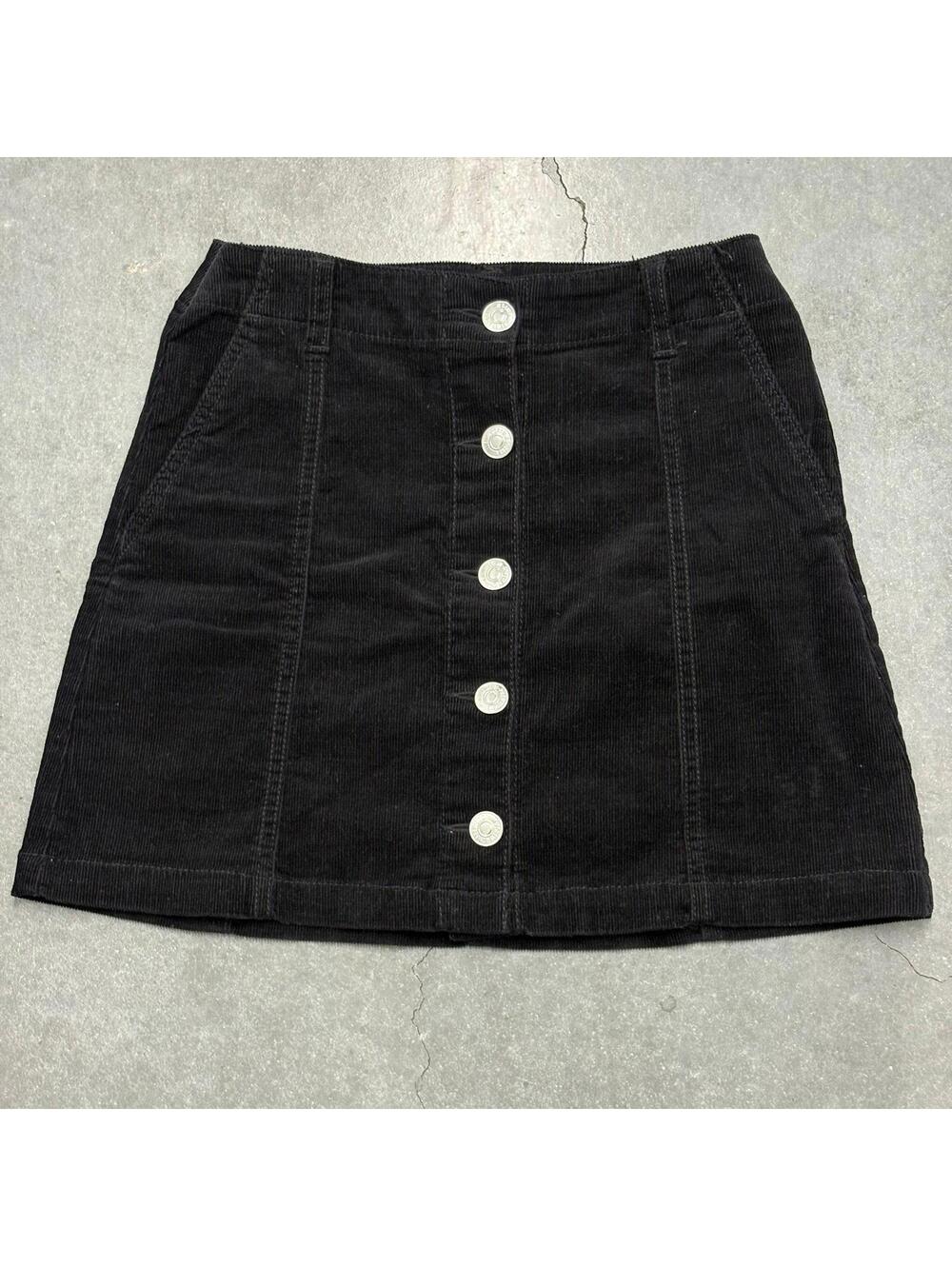 Forever 21 Black Corduroy Skirt